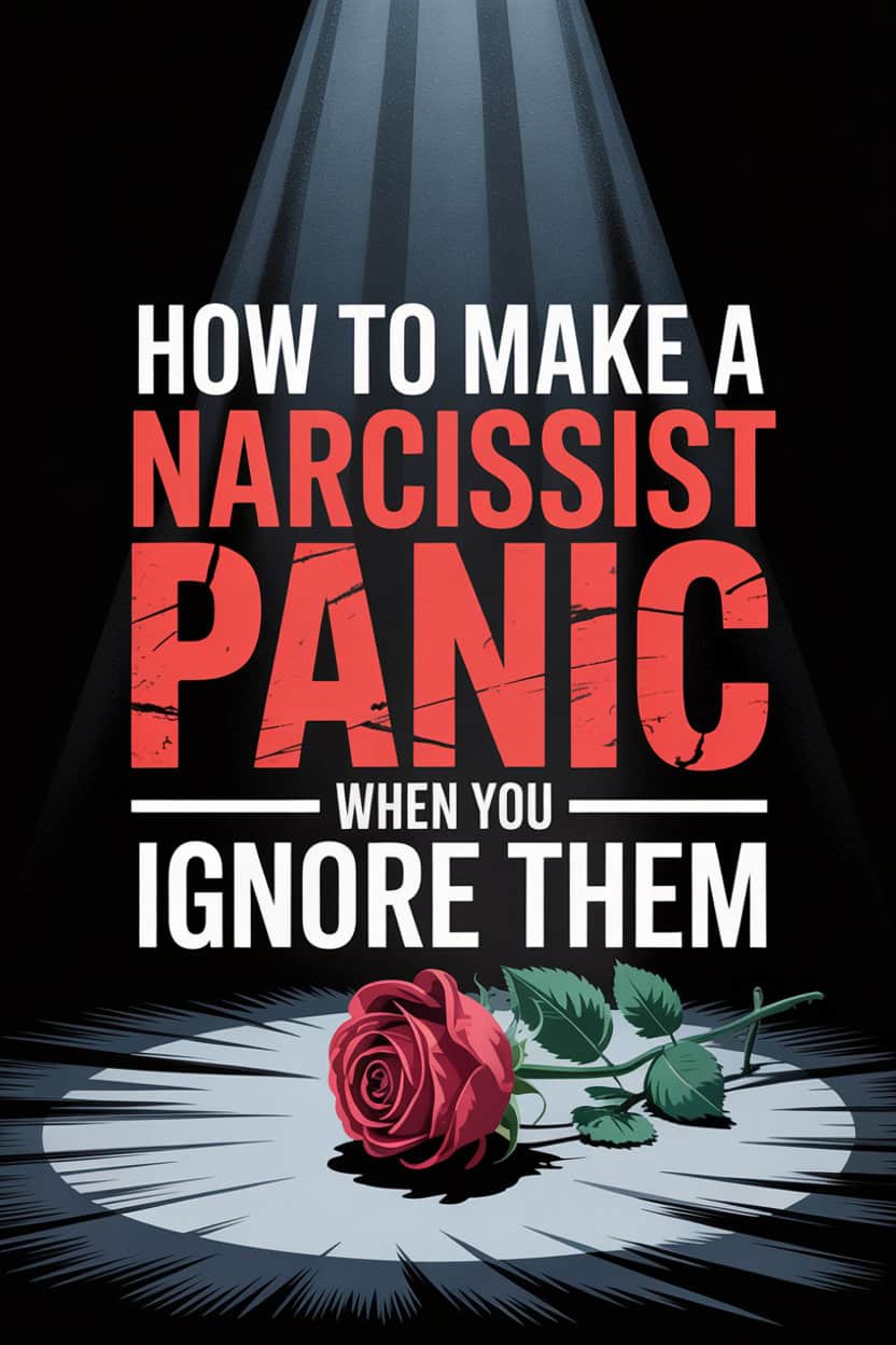 How to Make a Narcissist Panic When You Ignore Them