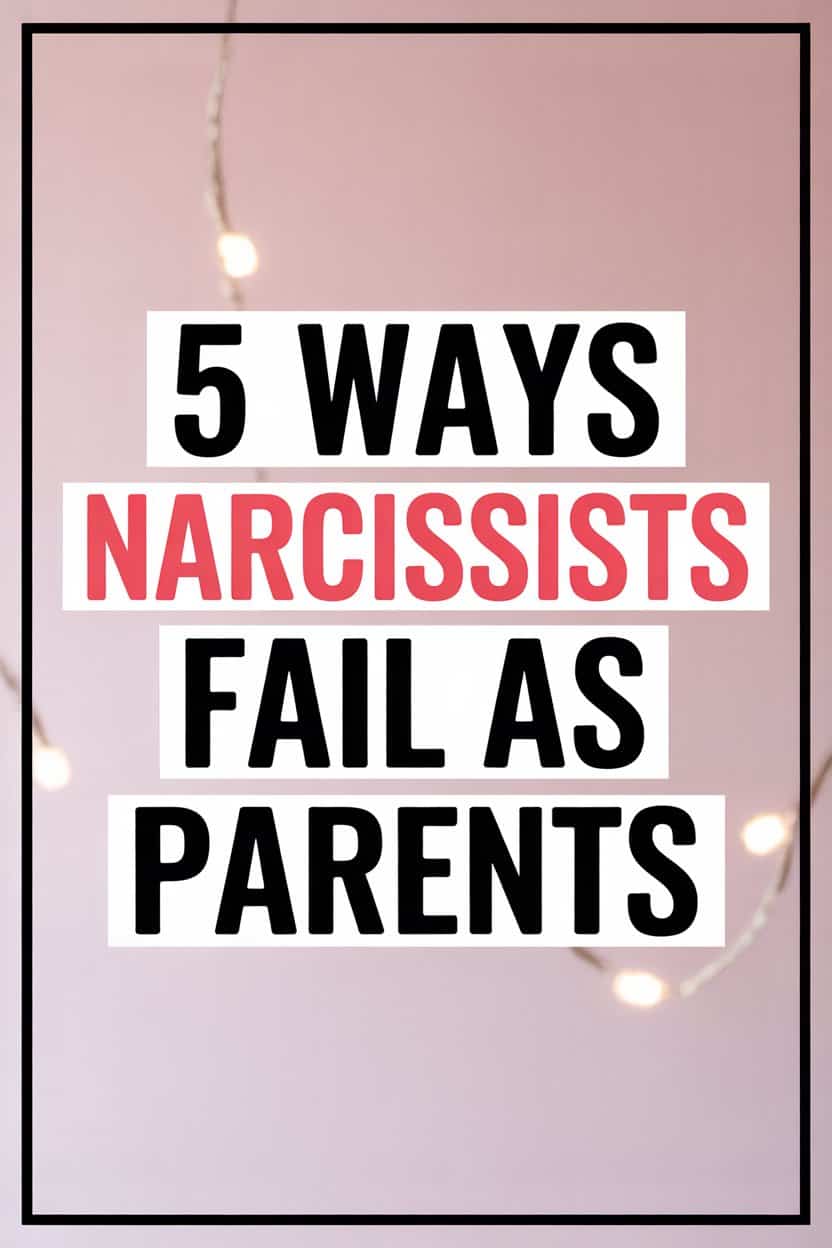 5 Ways Narcissists Fail as Parents in Emotional and Behavioral Support