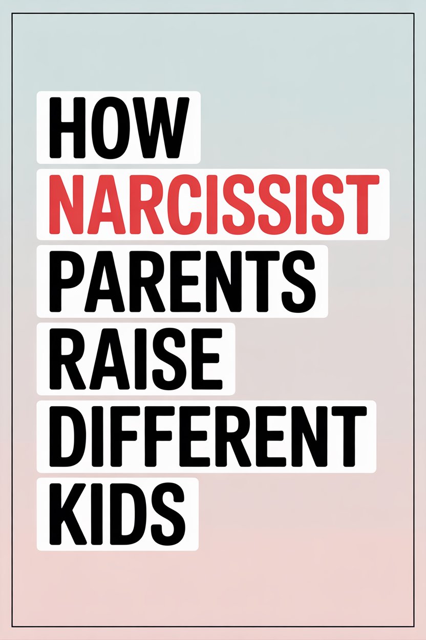 How Narcissist Parents Raise Different Kids: Impact and Emotional Effects.