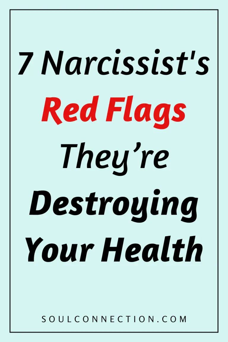 Warning about 7 Narcissist Red Flags Destroying Your Health.