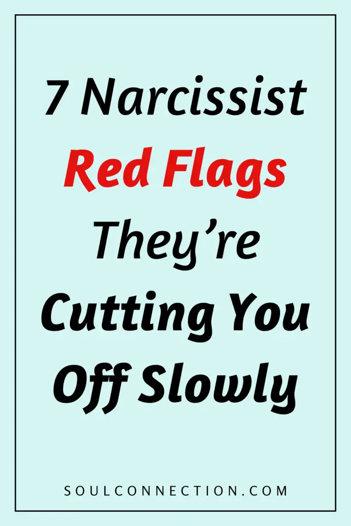 Narcissist Red Flags Warning Signs of Manipulative Relationship Disconnection.