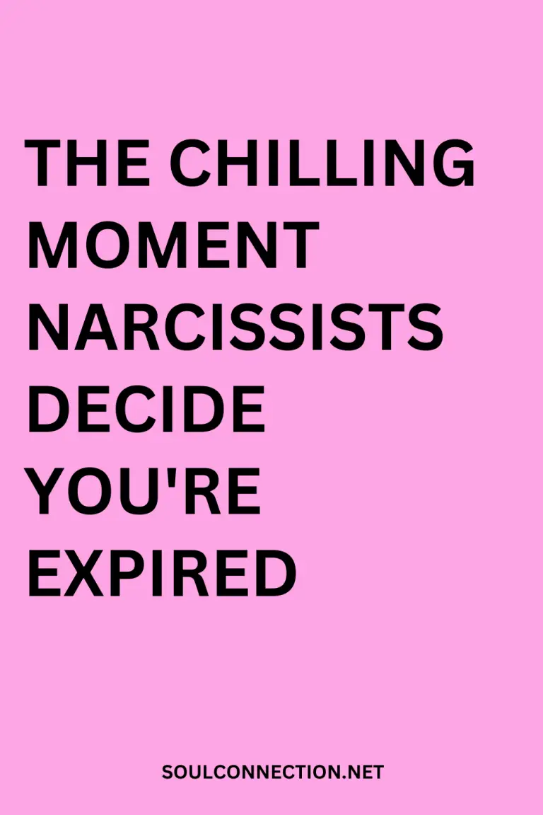 Narcissist rejection moment exposing emotional manipulation and devaluation in a bold pink background visual.