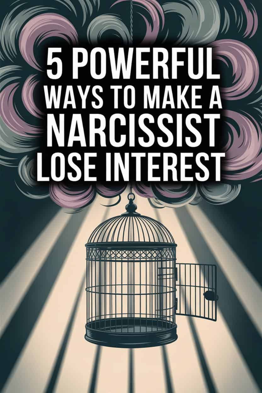 Effective strategies to make a narcissist lose interest and regain your freedom.