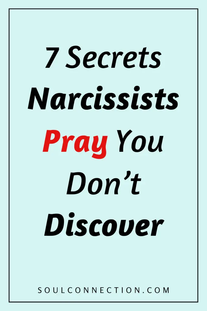 Narcissist Secrets Revealed: Warning Tips from SoulConnection.com.