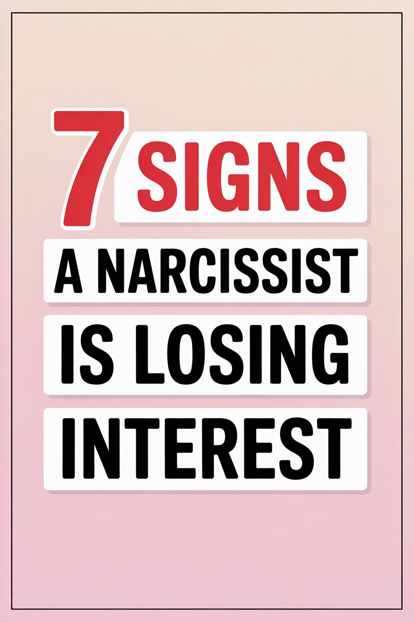 Seven Signs a Narcissist Is Losing Interest in a Relationship.