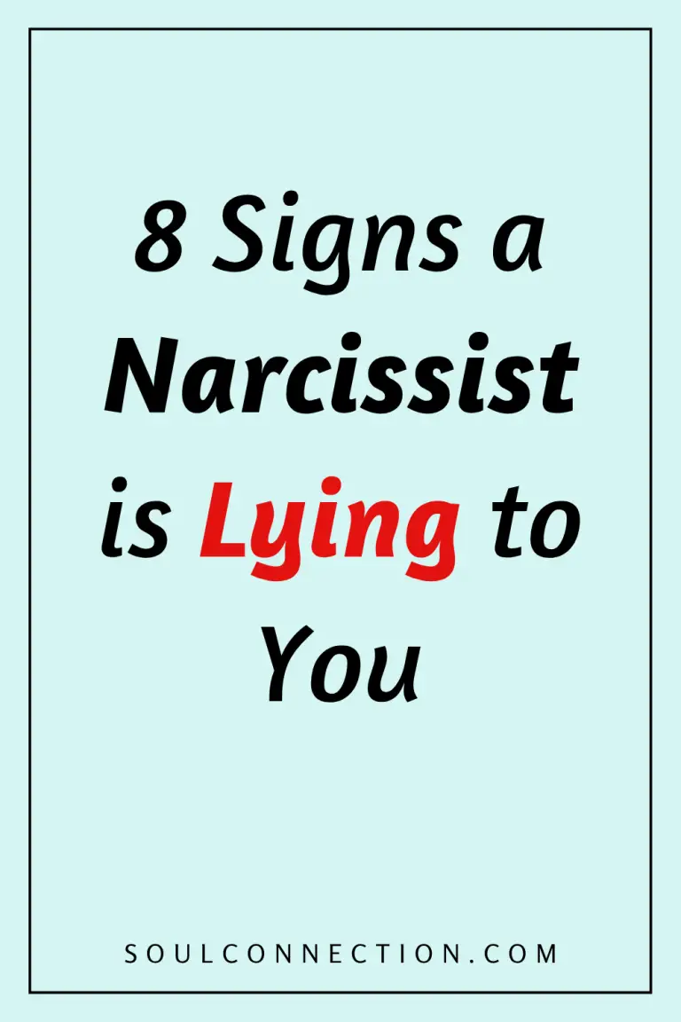 Learn 8 signs a narcissist is lying to you, with highlighted key indicators.