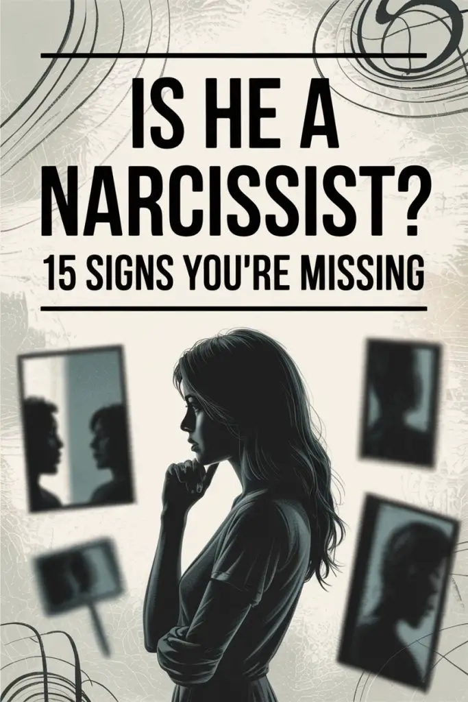 Discover 15 signs of narcissism and self-awareness with this insightful psychological quiz poster.
