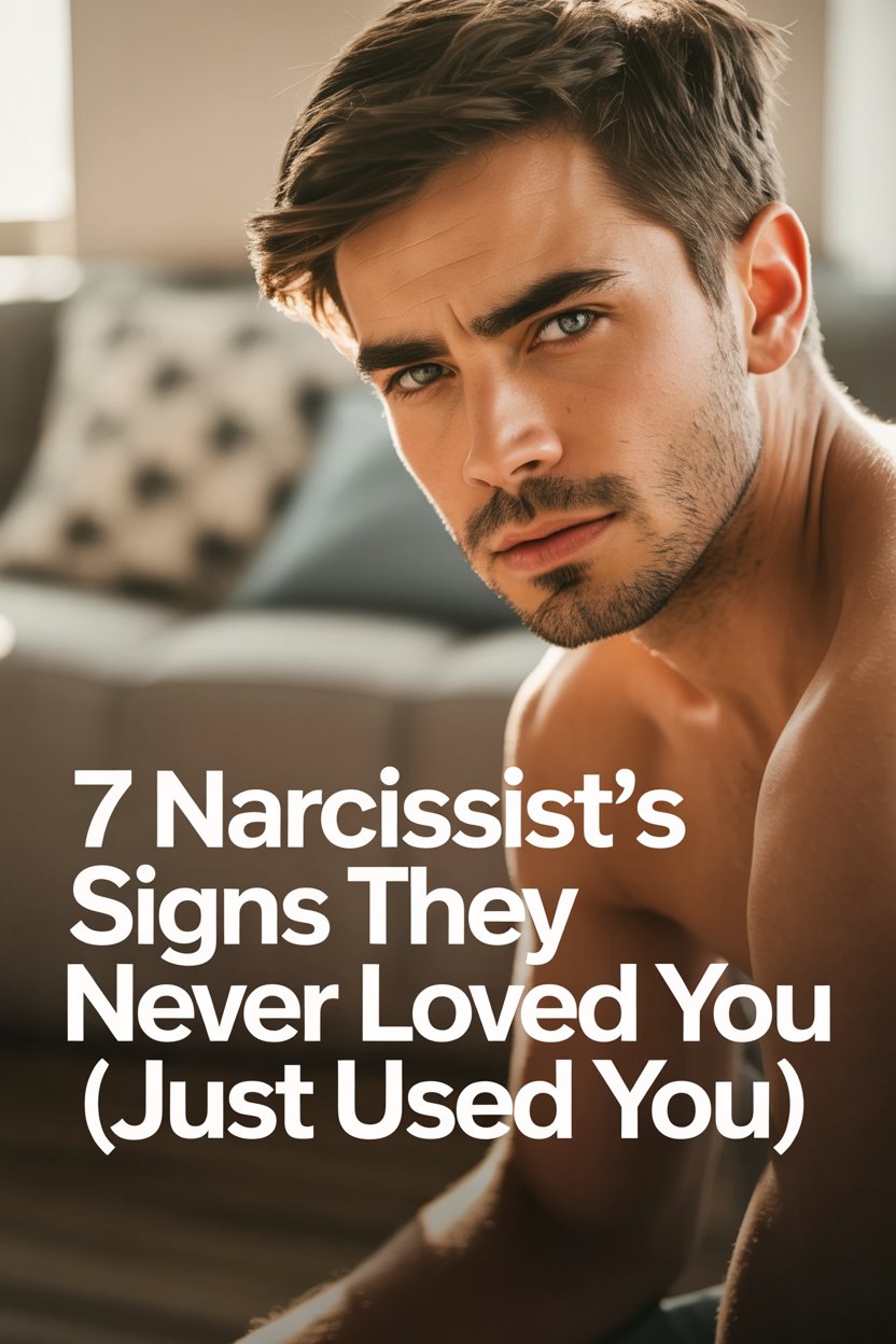 Young man with intense blue eyes and brooding expression highlights narcissist signs of emotional manipulation.