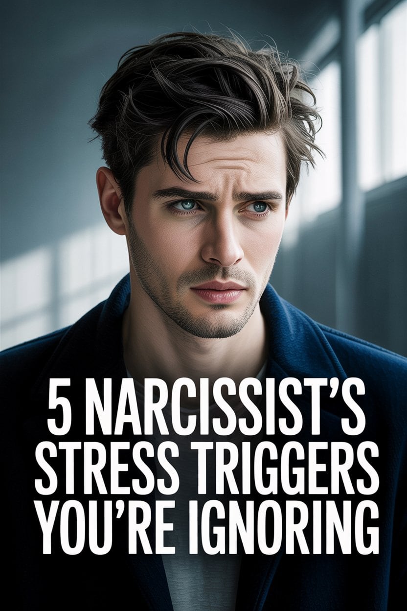 Young man with a worried expression, highlighting overlooked narcissist stress triggers and emotional awareness.