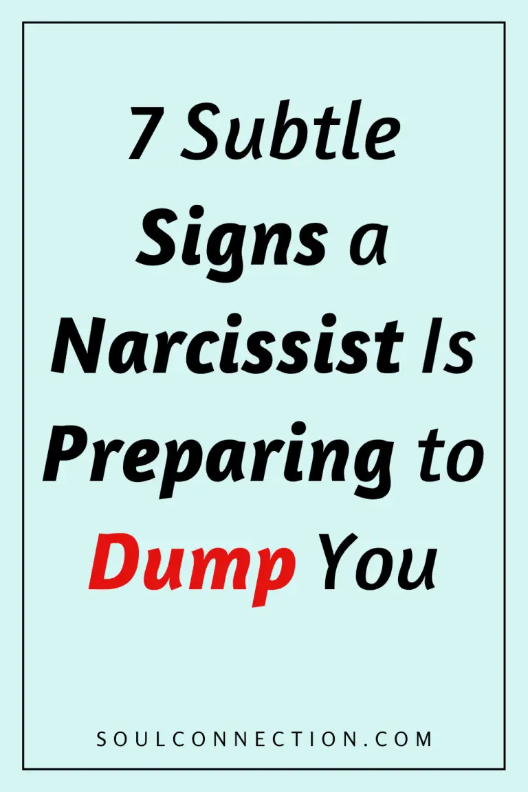 Warning signs a narcissist is about to dump you, with tips from SoulConnection.com.