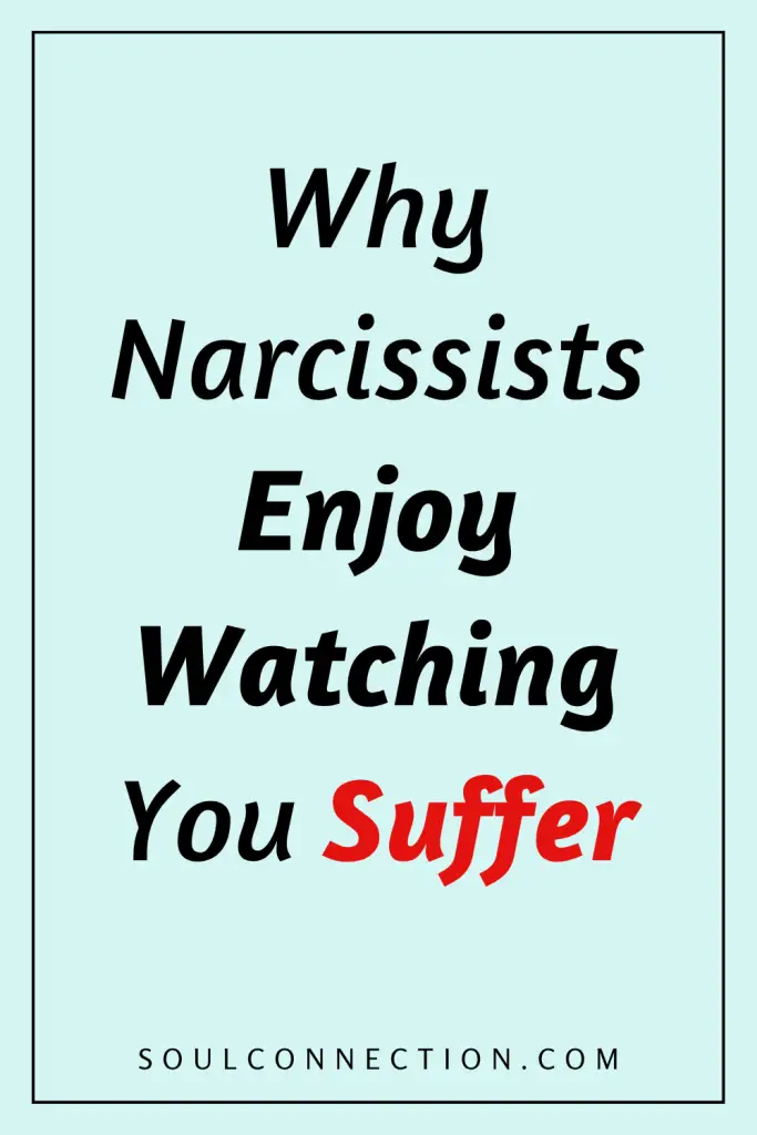 Why Narcissists Enjoy Watching You Suffer Explained by Psychology Insights.
