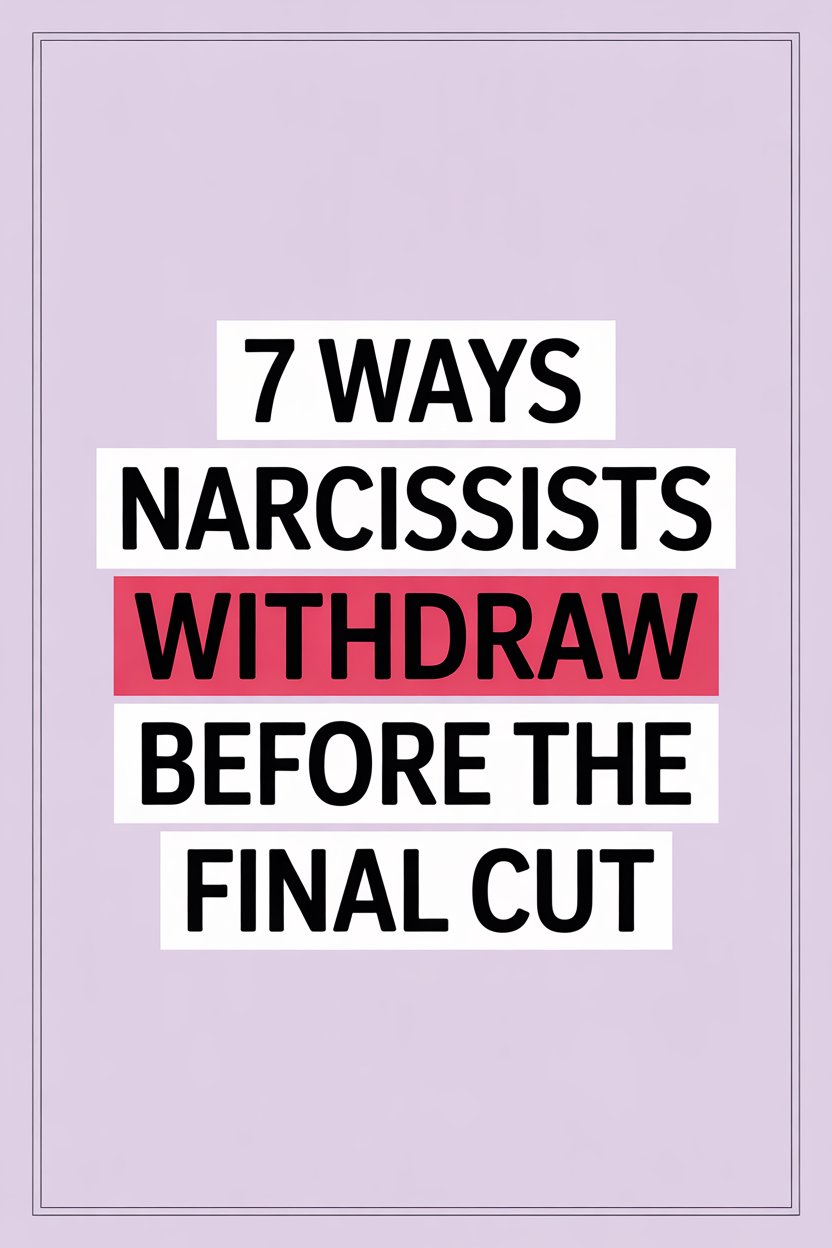 7 Ways Narcissists Try to Manipulate and How to Withdraw Effectively.