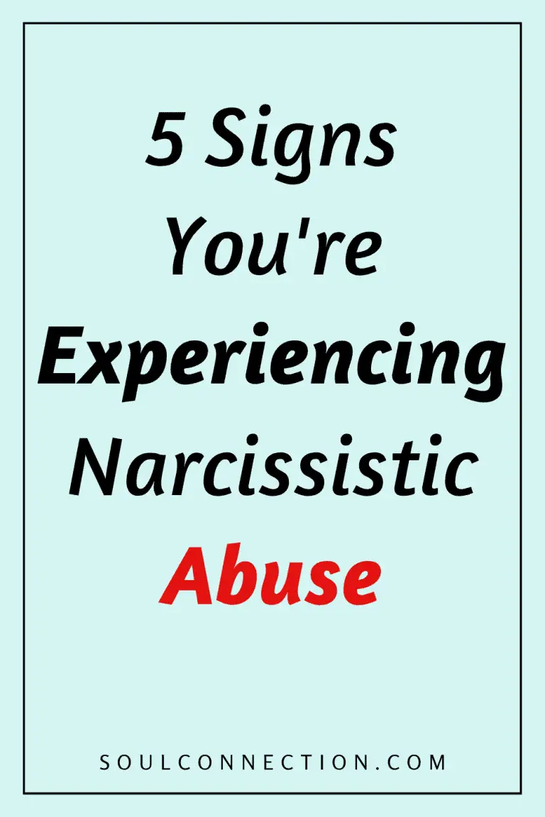 Identify 5 signs youre experiencing narcissistic abuse.