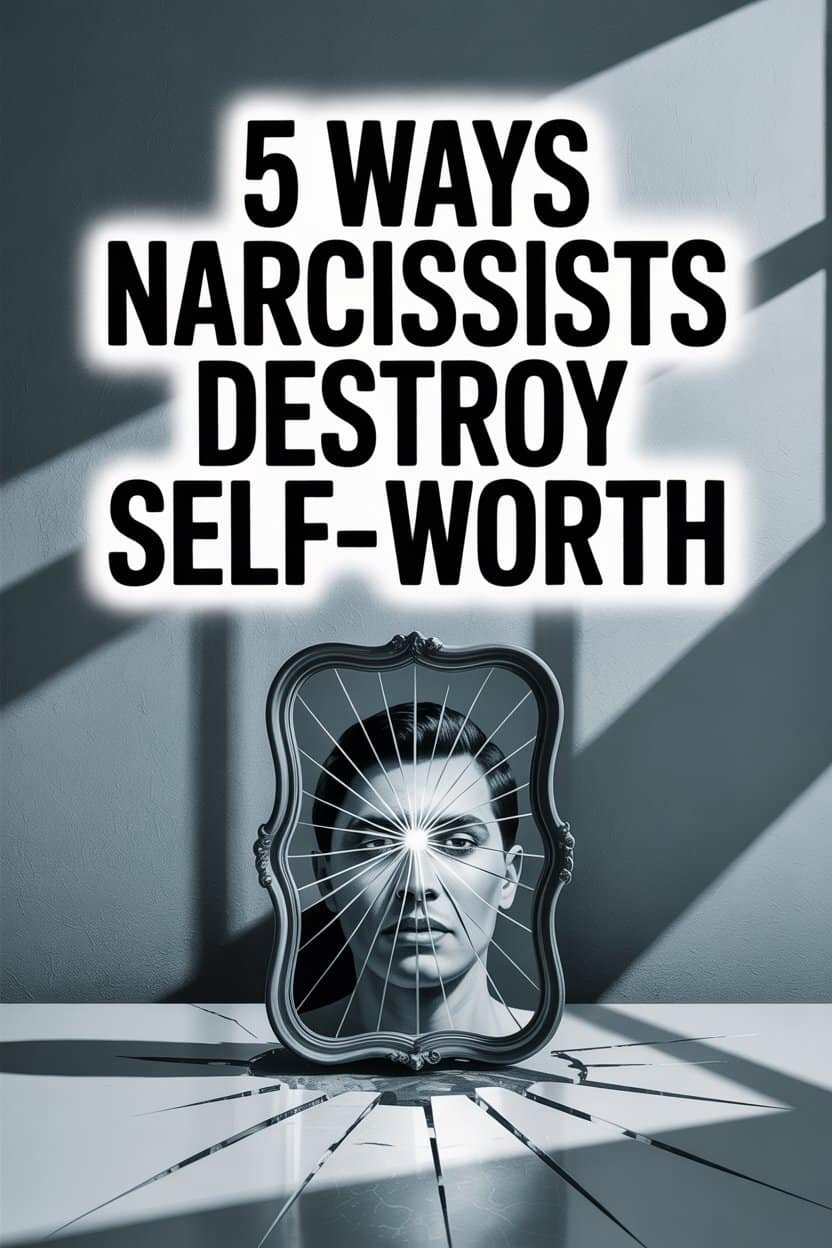 How narcissists damage your self-esteem and emotional health with hidden tactics.
