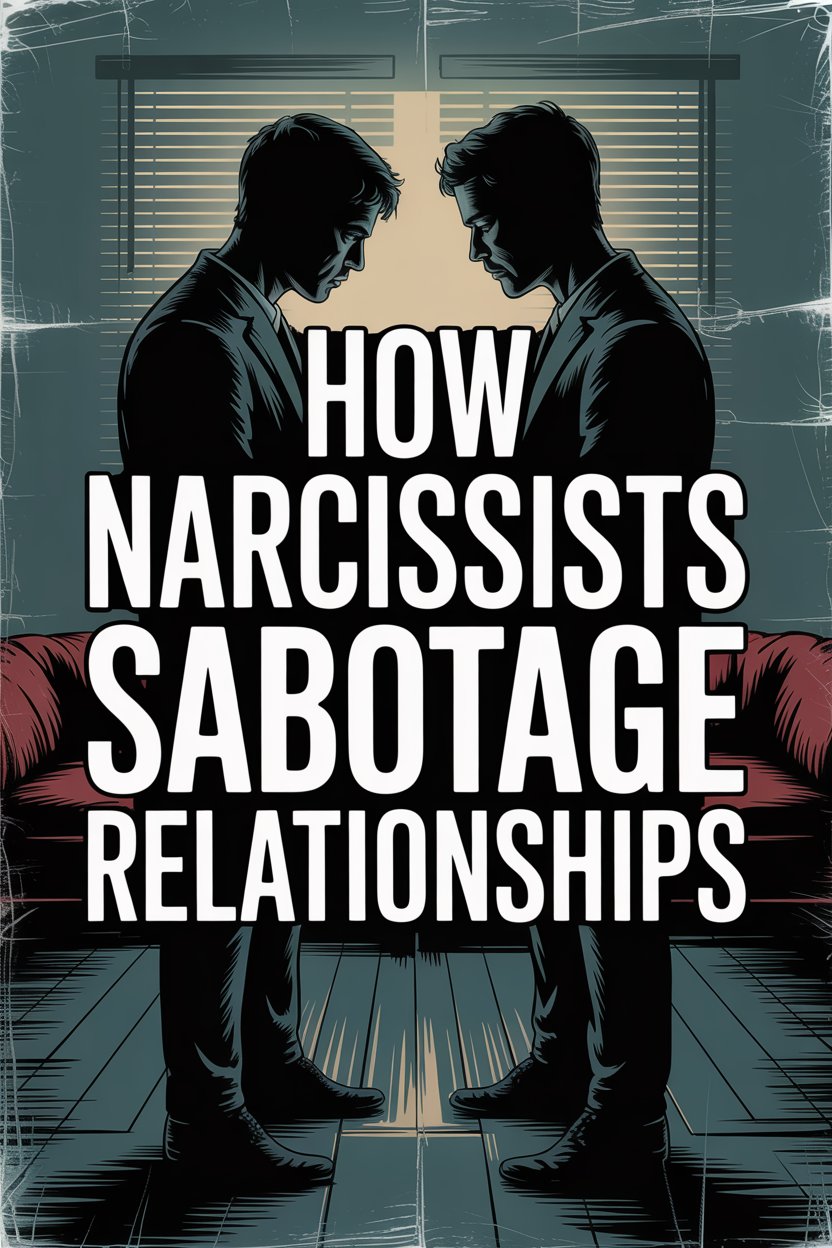Illustration of two men in suits facing off, highlighting narcissistic betrayal in relationships.