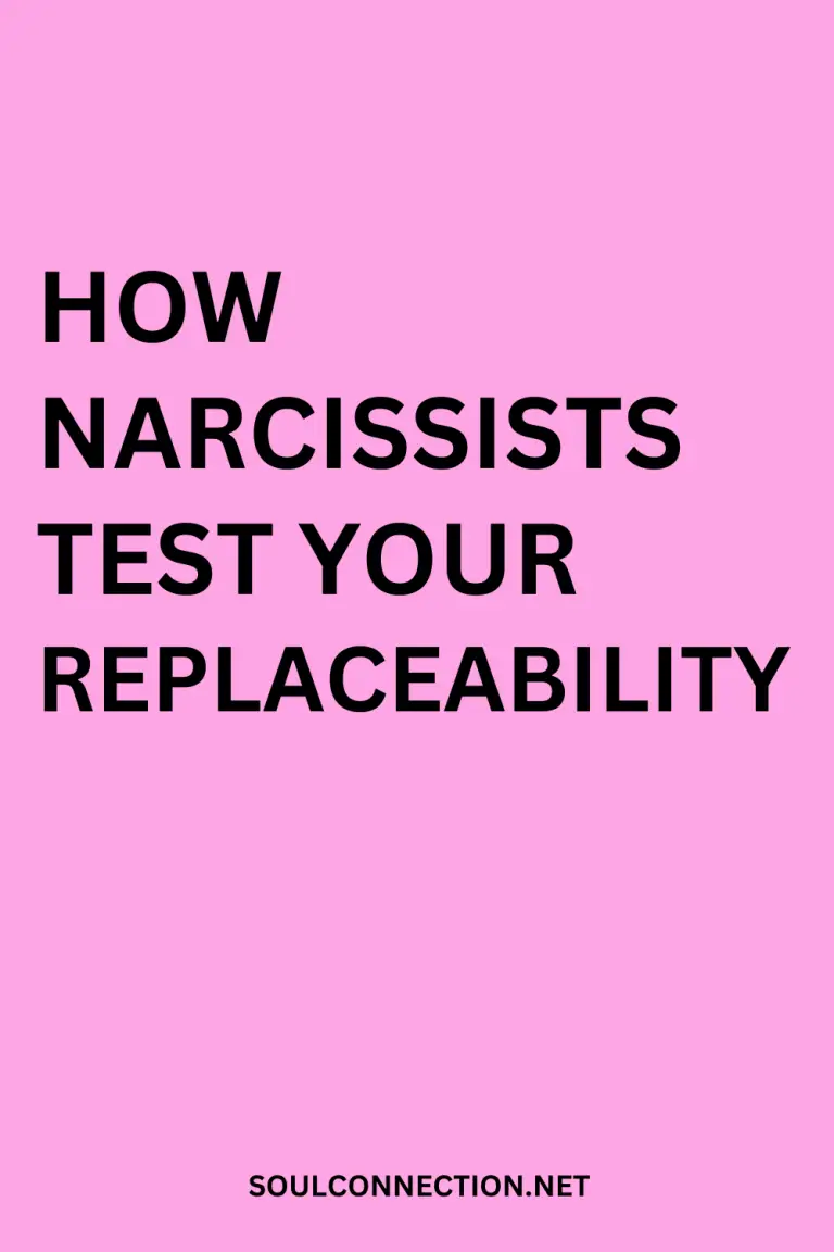 Narcissists test your replaceability to manipulate and control relationships.
