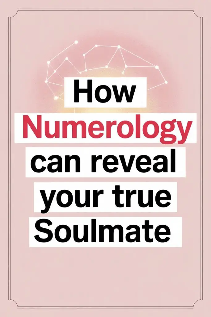 Discover how numerology reveals your true soulmate through cosmic insights and personal discovery.