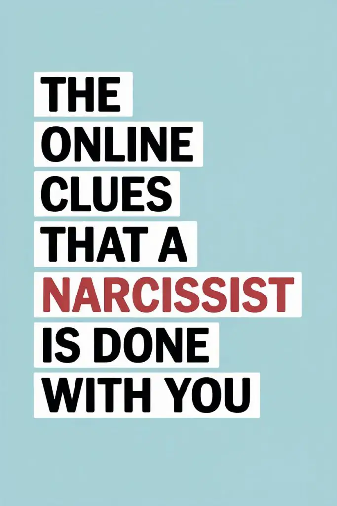 Recognize narcissistic behavior online with these visual clues and warning signs.