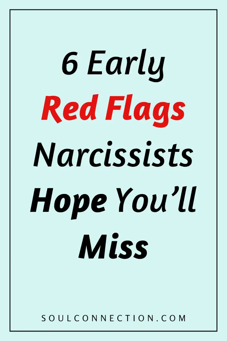 Early warning signs of narcissists to watch out for.