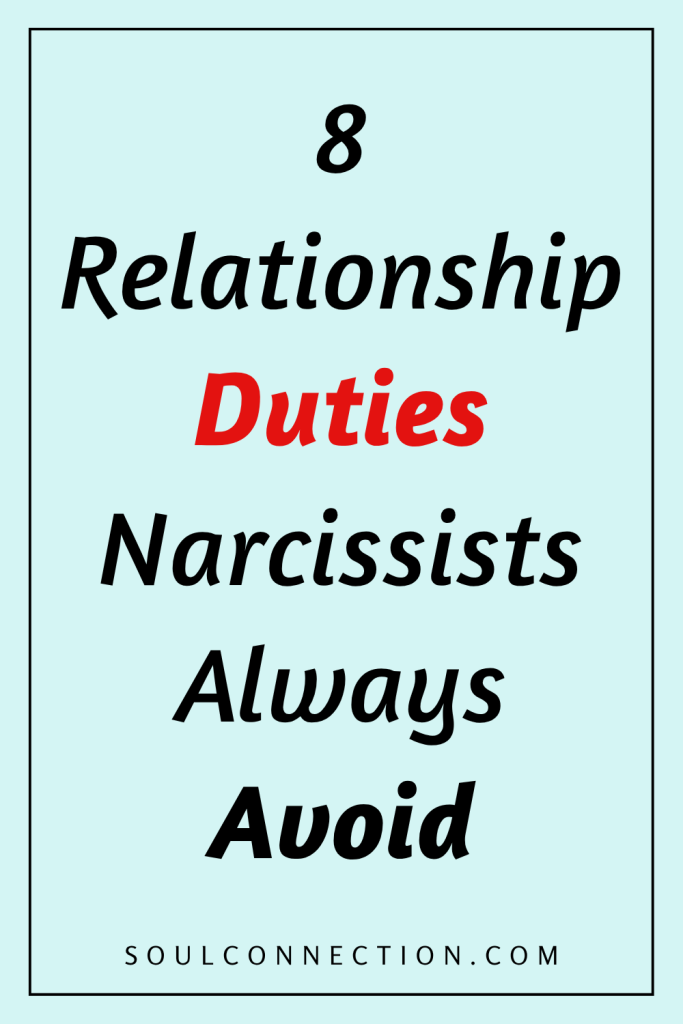 Number 8: Relationship Duties to Avoid Narcissists - Soul Connection.