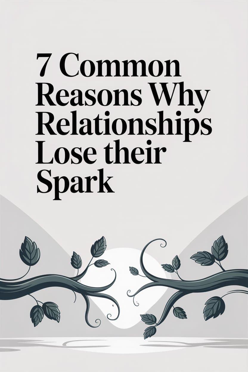 Top reasons relationships lose their spark and how to rekindle love and connection.