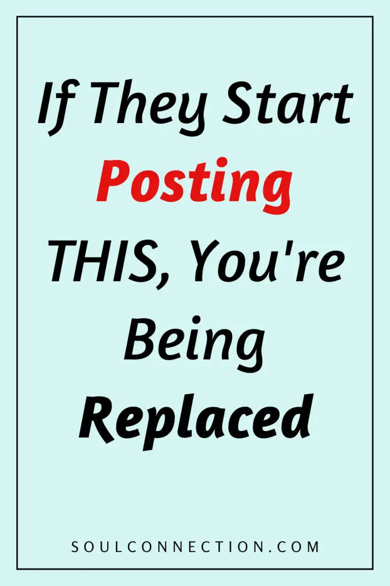 Motivational quote about social media, posting, and being replaced from SoulConnection.com.