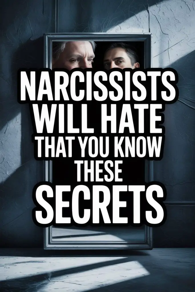 Secrets narcissists hate when you reveal through a mirror reflection.