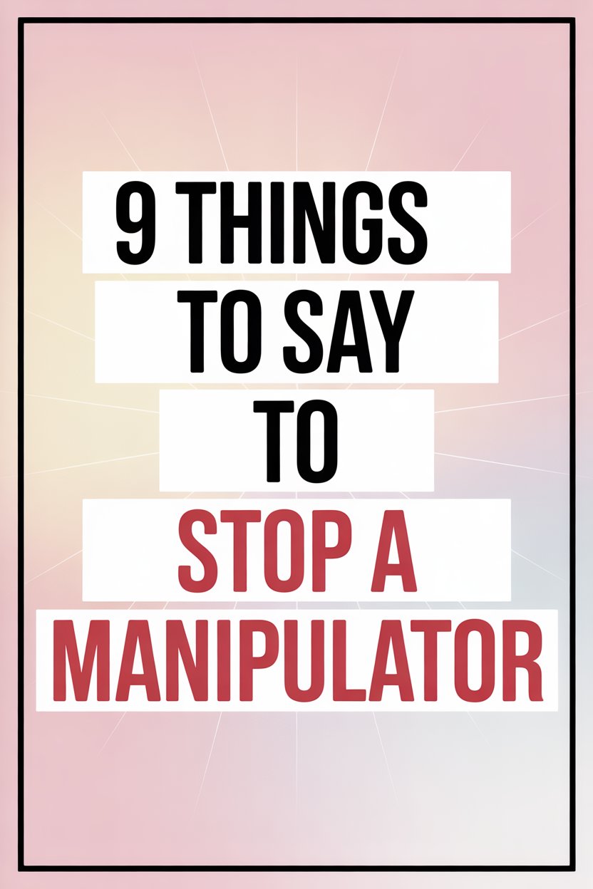 Learn 9 effective ways to stop manipulation and confront manipulators confidently.