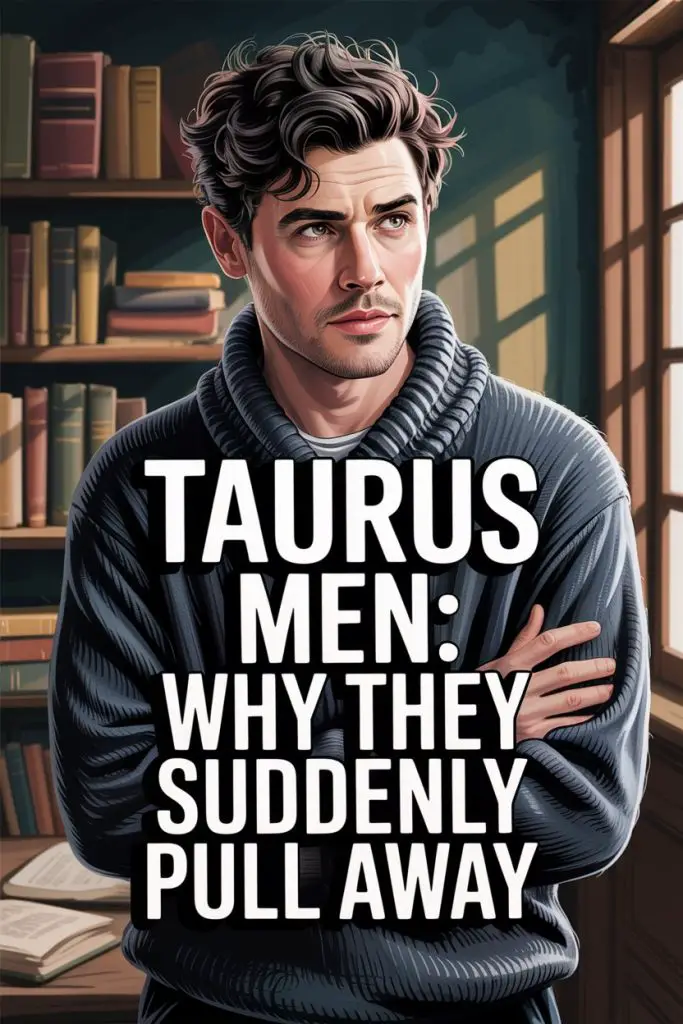 Contemplative Taurus man reflecting near a window, highlighting reasons why Taurus men withdraw socially.