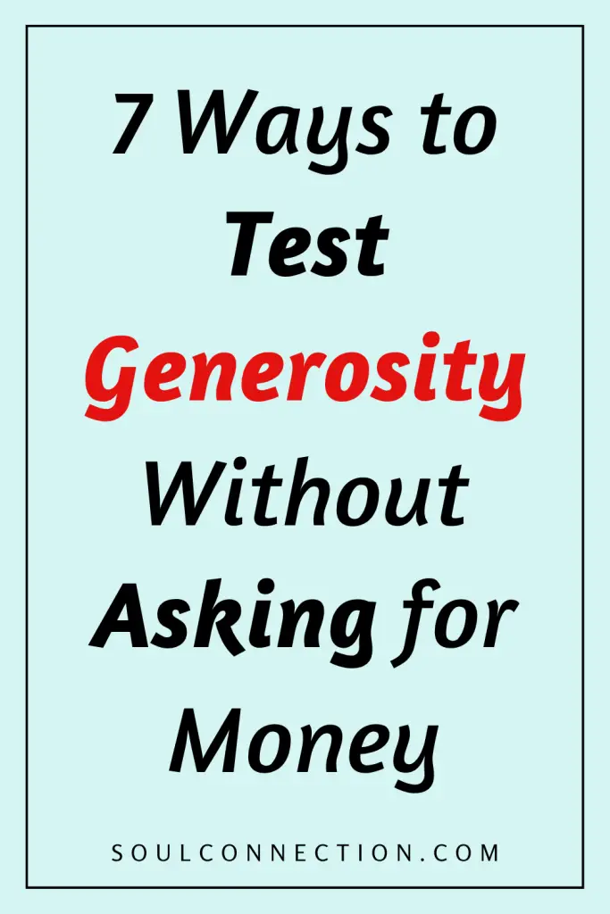 Practicing generosity without asking for money to build meaningful connections and personal growth.