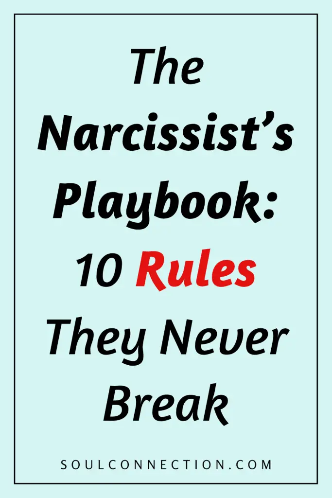 Narcissists Playbook: 10 Unbreakable Rules of Manipulation and Control.