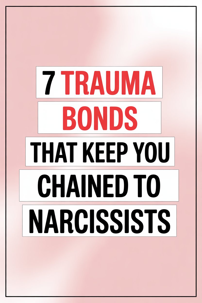 7 Trauma Bonds That Keep You Chained to Narcissists in Toxic Relationships.