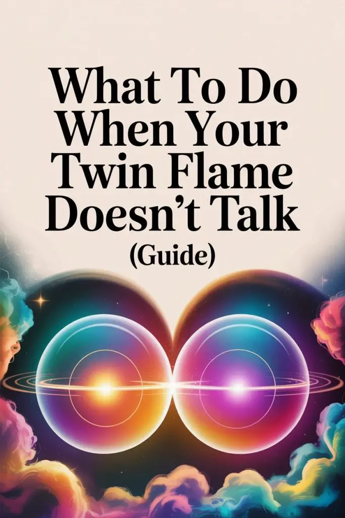 Guide to reconnecting with your twin flame when they don’t talk.
