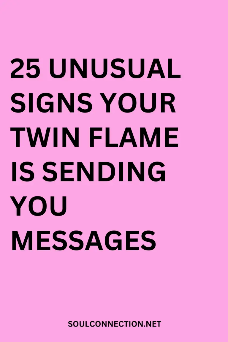 Signs Your Twin Flame Is Sending Messages – Discover 25 Unusual Signs from SoulConnection.net.