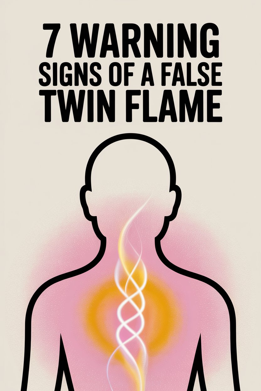Warning signs of a false twin flame and energetic soul connection.
