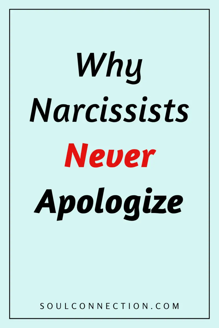 Why Narcissists Never Apologize | Emotional Awareness and Self-Reflection at SoulConnection.com