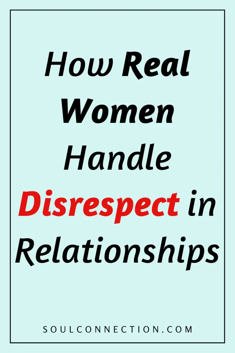 Women handle disrespect confidently; empowering message about respect in relationships from SoulConnection.com.