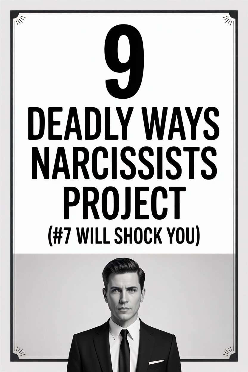 What are the 9 deadly ways narcissists manipulate with projection.