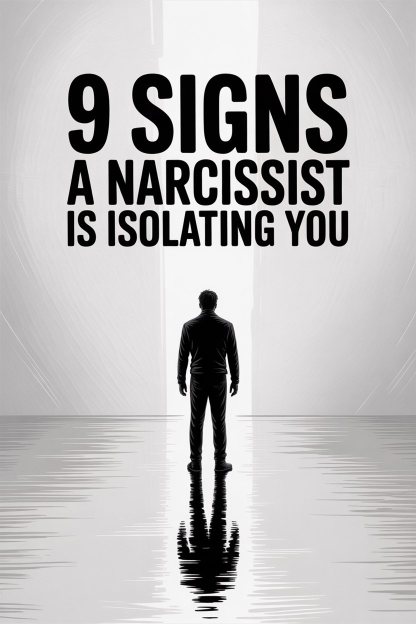 Signs a narcissist isolates you and creates emotional and psychological barriers.