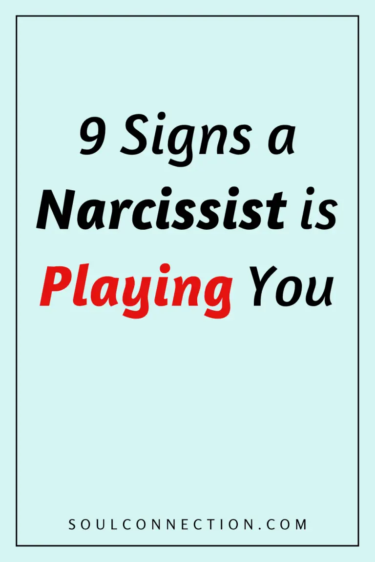 Signs a narcissist is playing you—spot these red flags at SoulConnection.com.