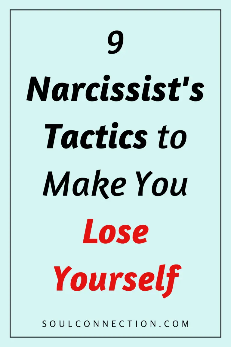 Motivational quote on narcissist tactics to make you lose yourself and protect your soul.