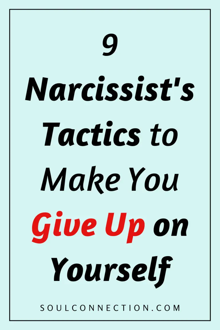Narcissist Tactics to Make You Give Up on Yourself - Awareness and Recovery Guide.