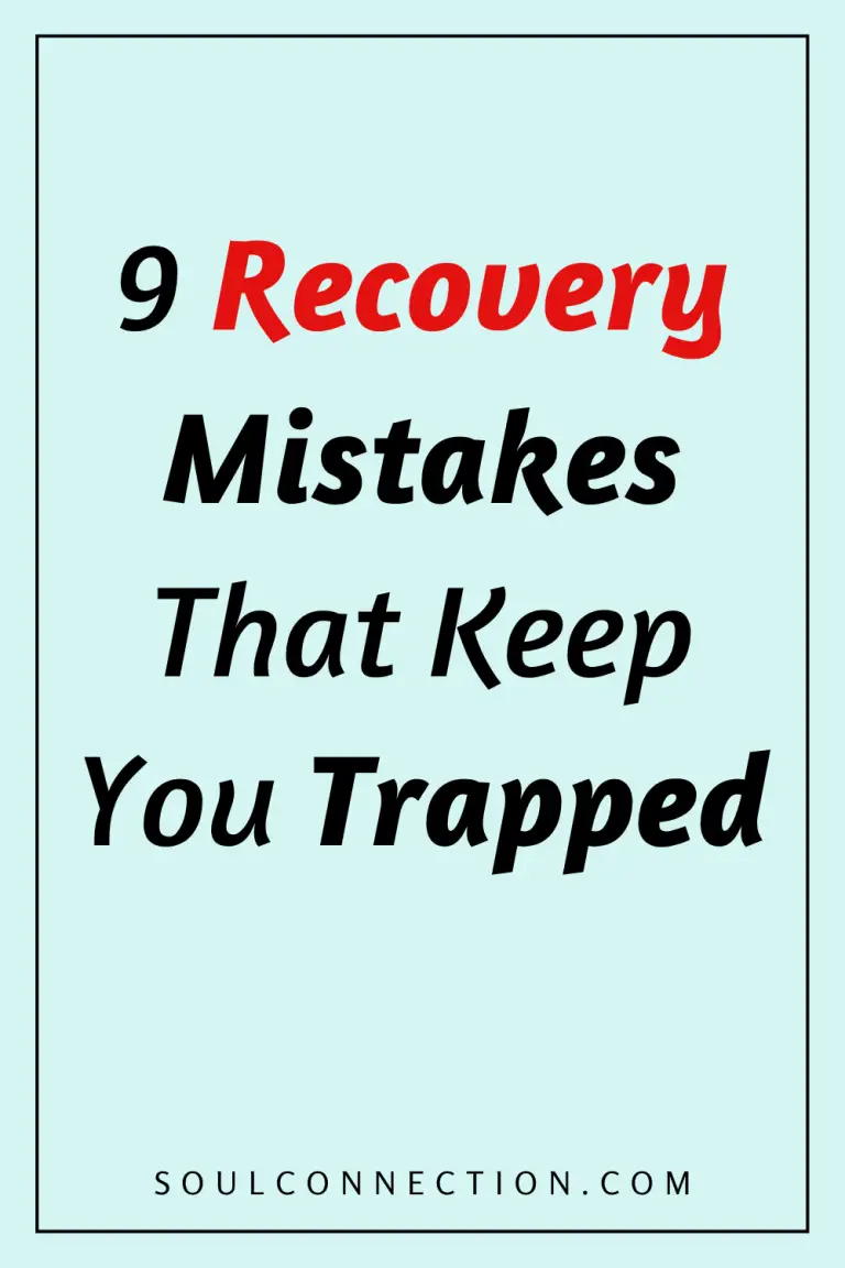 Warning about nine recovery mistakes that hinder health, addiction, or personal growth progress.